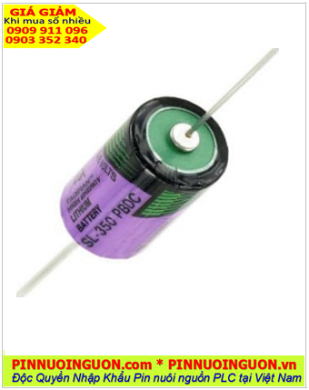 Tadiran SL-350, Pin nuôi nguồn PLC Tadiran SL-350 lithium 3.6v 1/2AA 1200mAh _Made in Israel